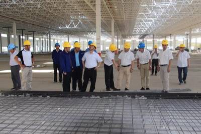 上汽大通溧陽房車工廠項目召開7月份建設工程施工現場辦公會